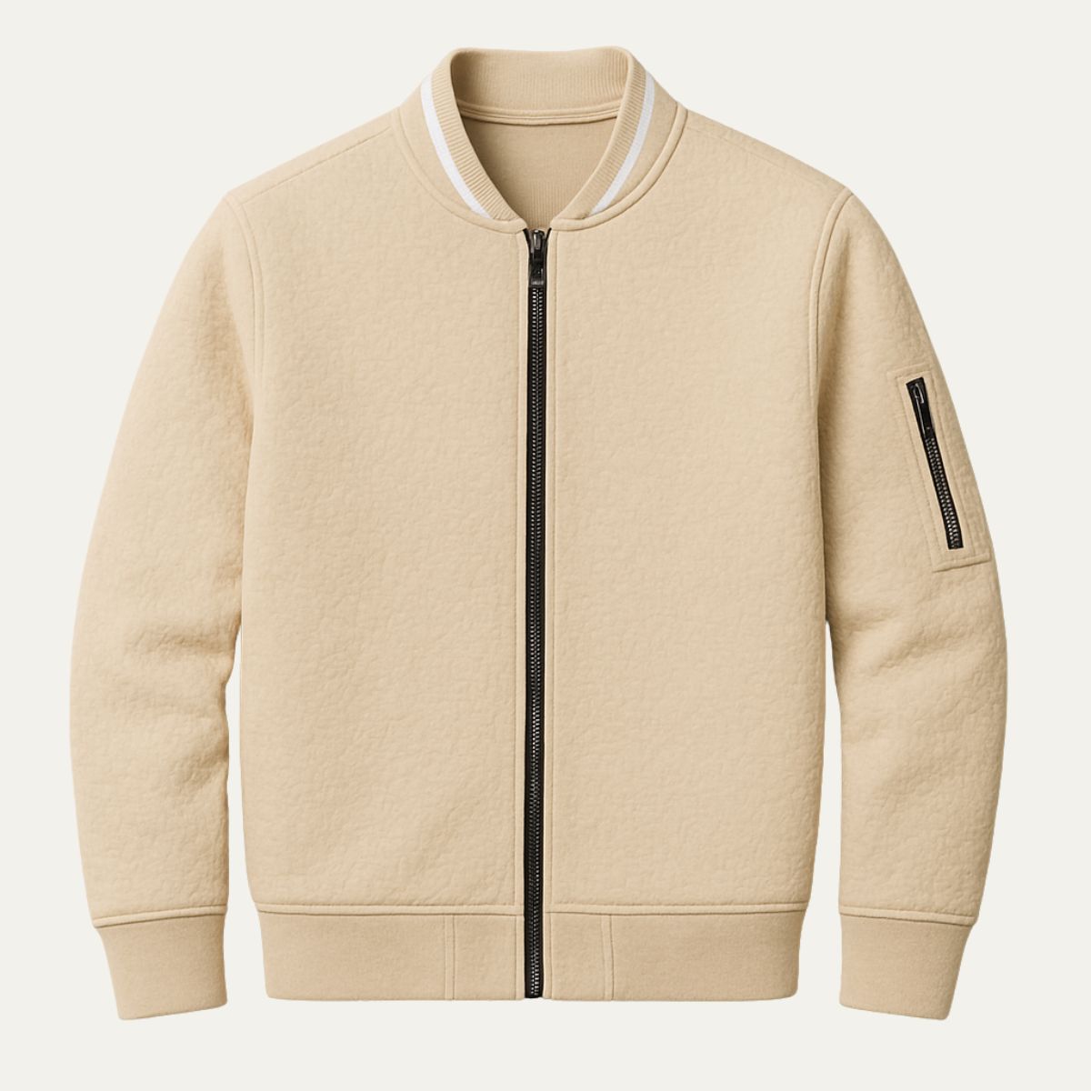 The Harrogate Elegant Zip-Up Cardigan