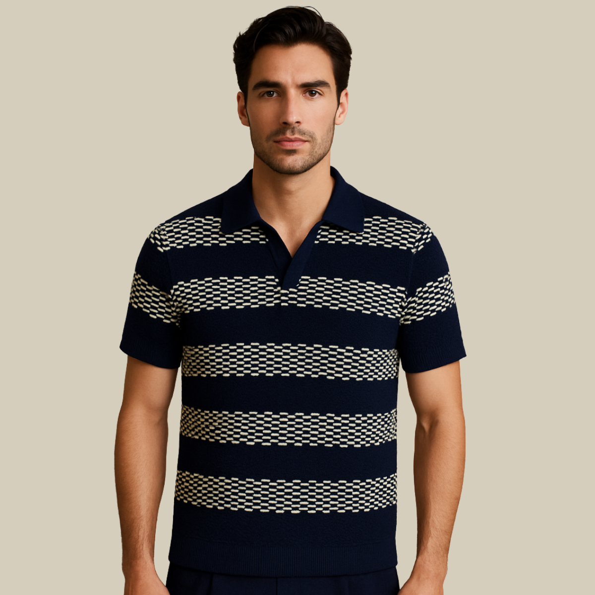 The Cotswold Collared Linen Polo