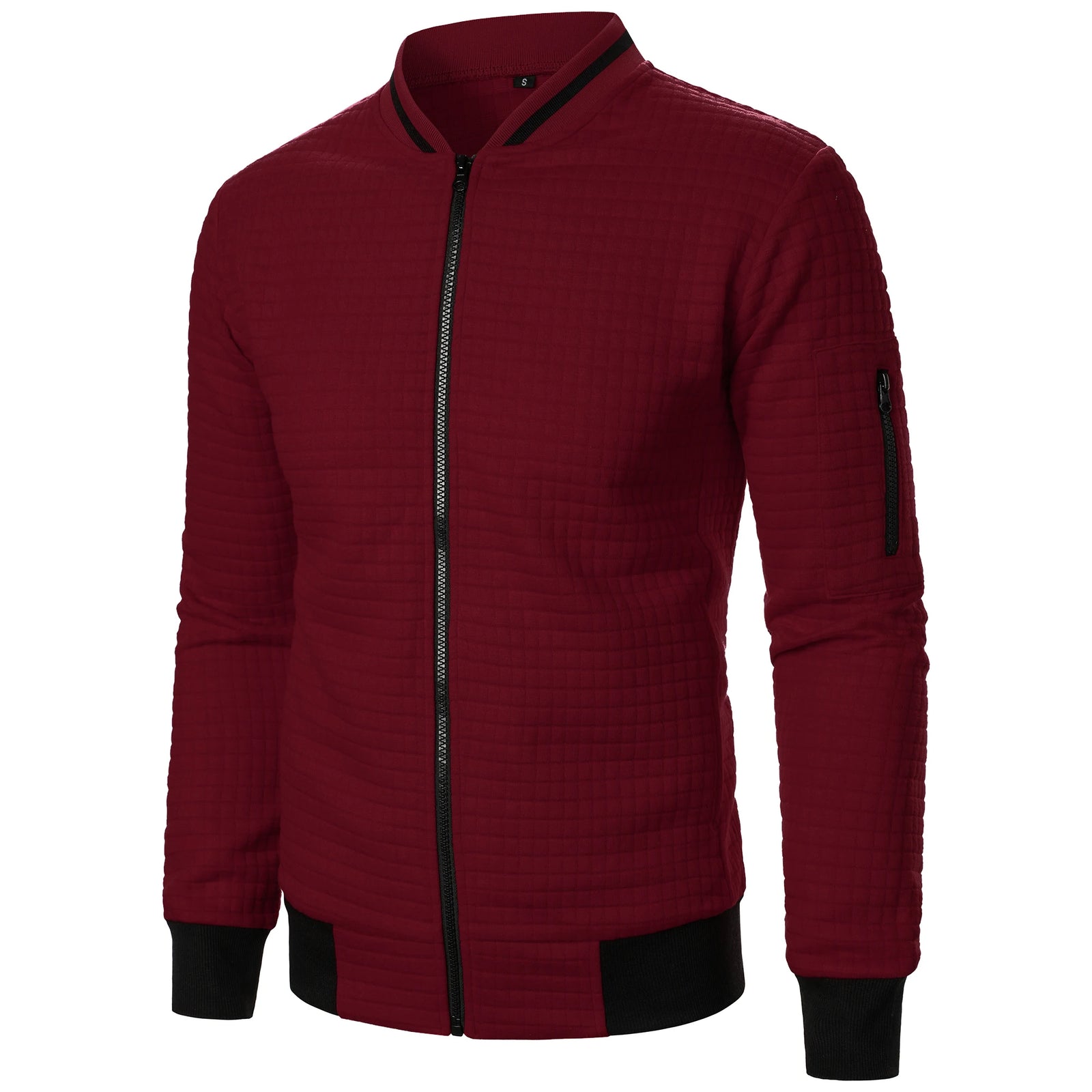 The Harlow Cotton Cardigan for Men – Tailored with Zip