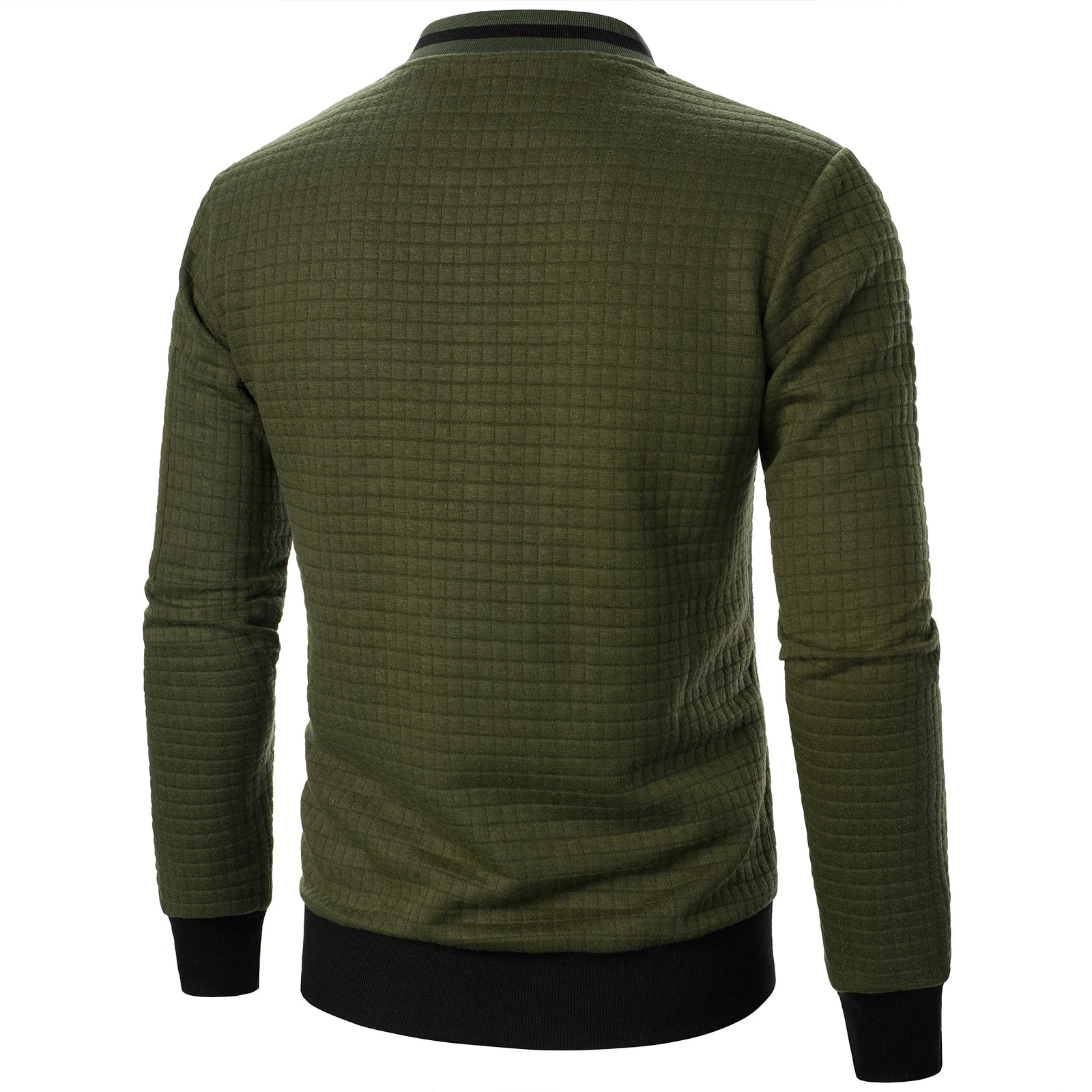 The Harlow Cotton Cardigan for Men – Tailored with Zip