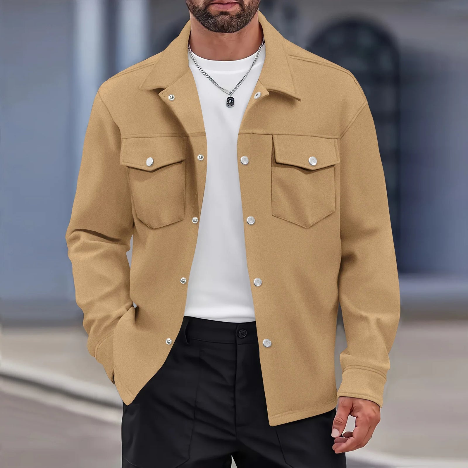 The Riviera Lightweight Men’s Shirt Jacket
