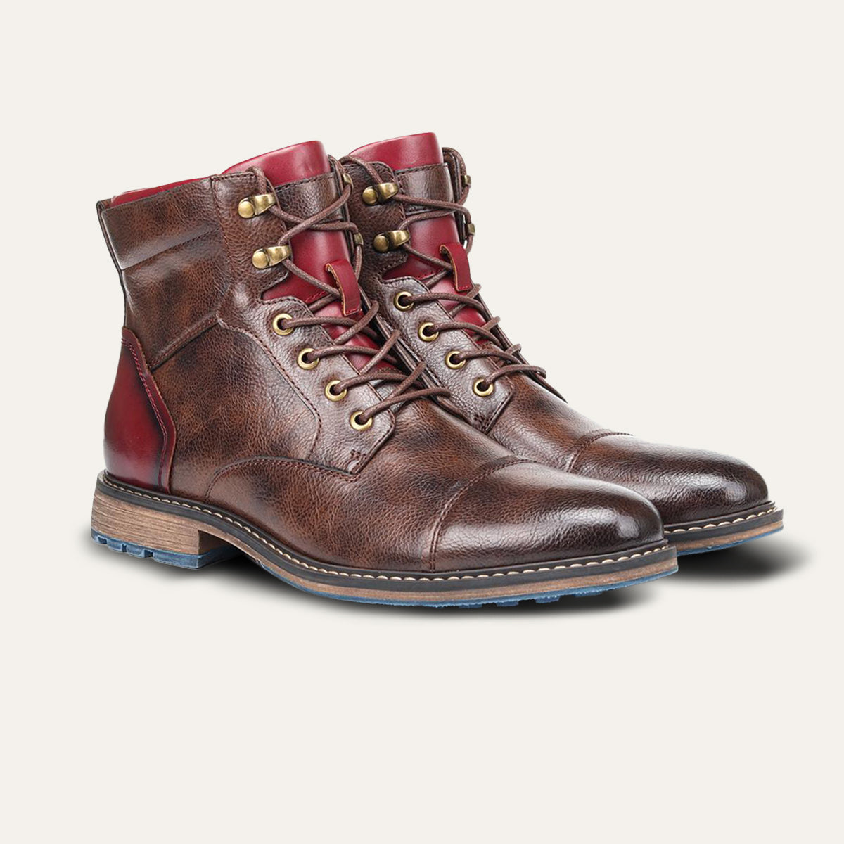 The Manchester Men's Vintage Leather Ankle Boots