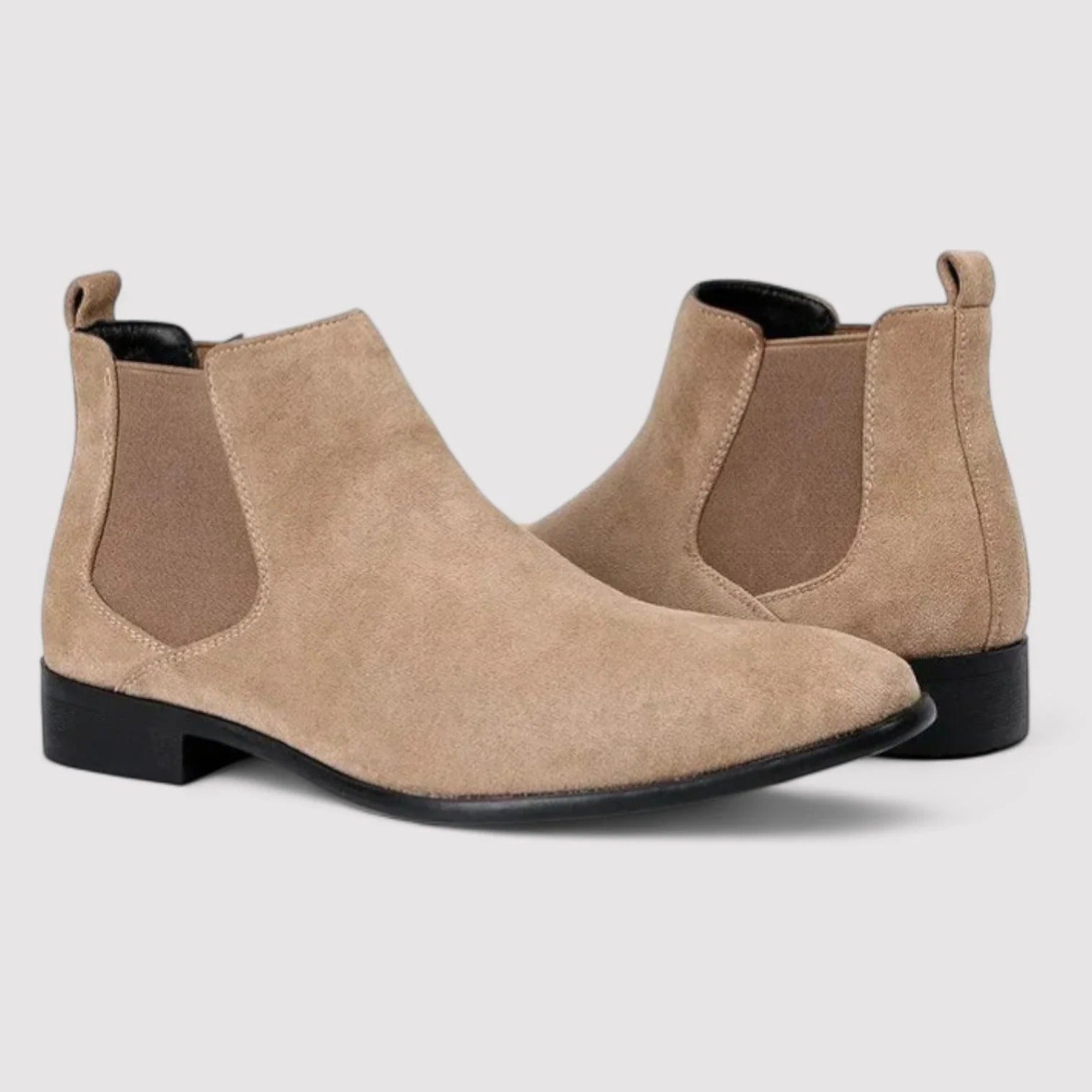 The Vienna Men’s Suede Chelsea Boots - Elegant Slip On Shoes