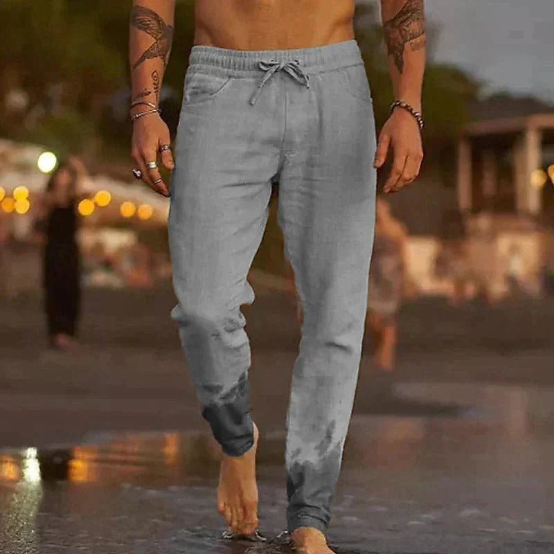 The Palermo Linen Jogger – Lightweight Summer Trousers for Men