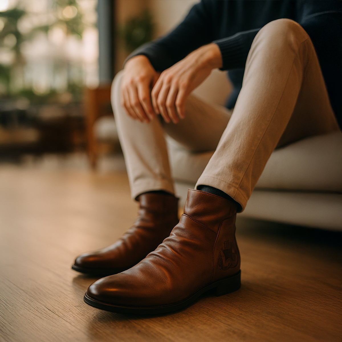 The Barbour Street Luxury Chelsea Boots for Men - Handmade Leather Shoes