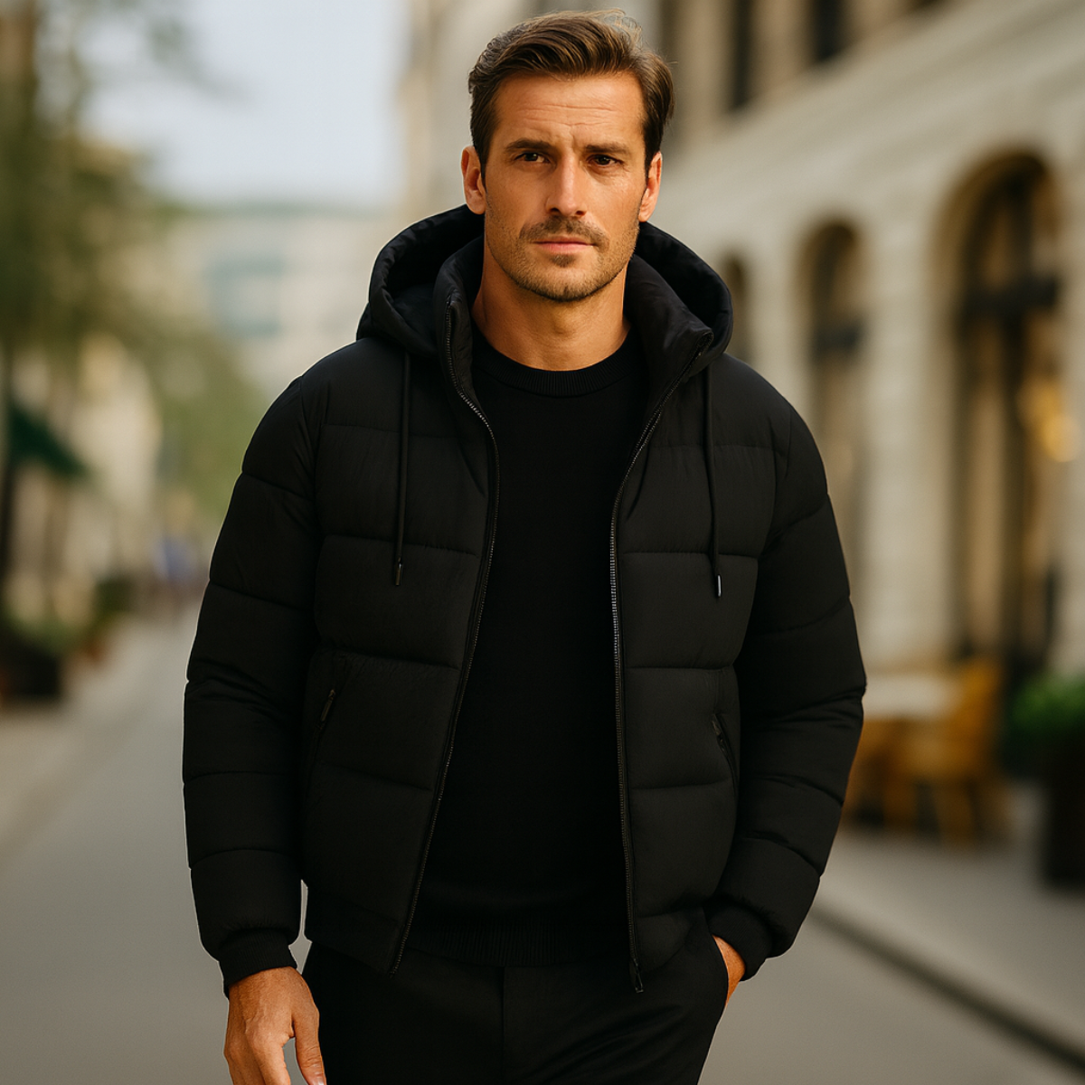 The St. Moritz Warm Elegant Puffer Jacket for Men - 2025 Limited Edition