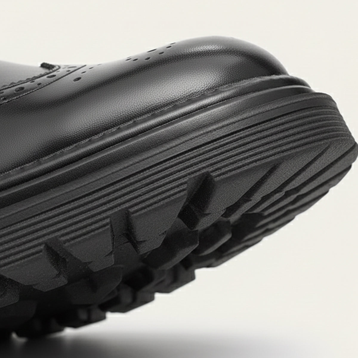 The Eastbourne Men's Smart Brogue Leather Chelsea Boots