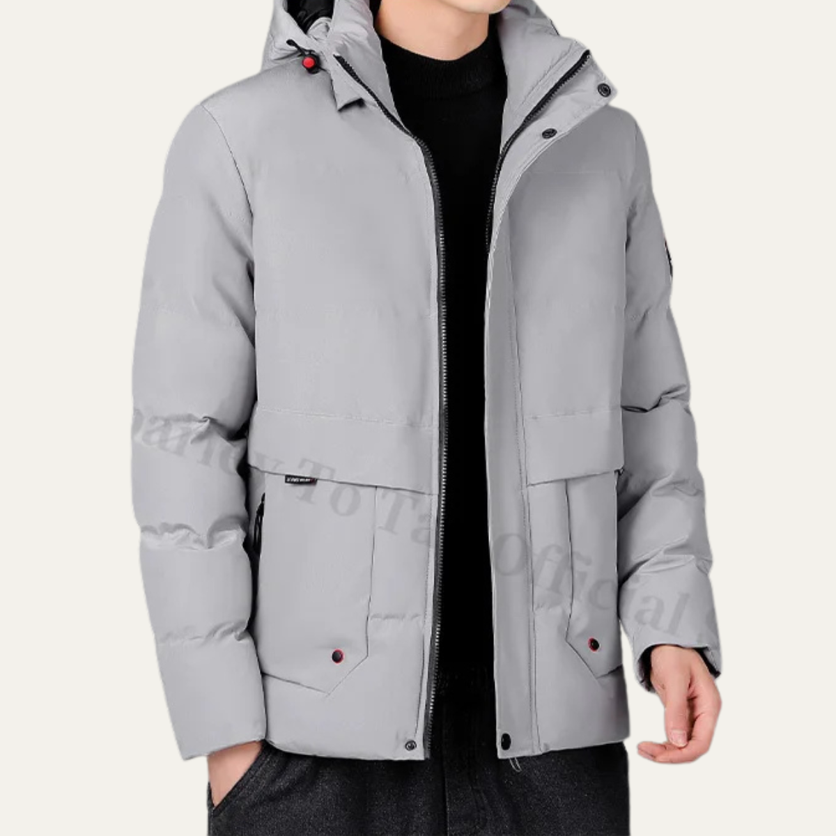 The Stirling Men’s Men’s Thick Warm Hooded Puffer Jacket