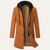 The Arundel Men's Hooded Wool Overcoat with Quilted Lining