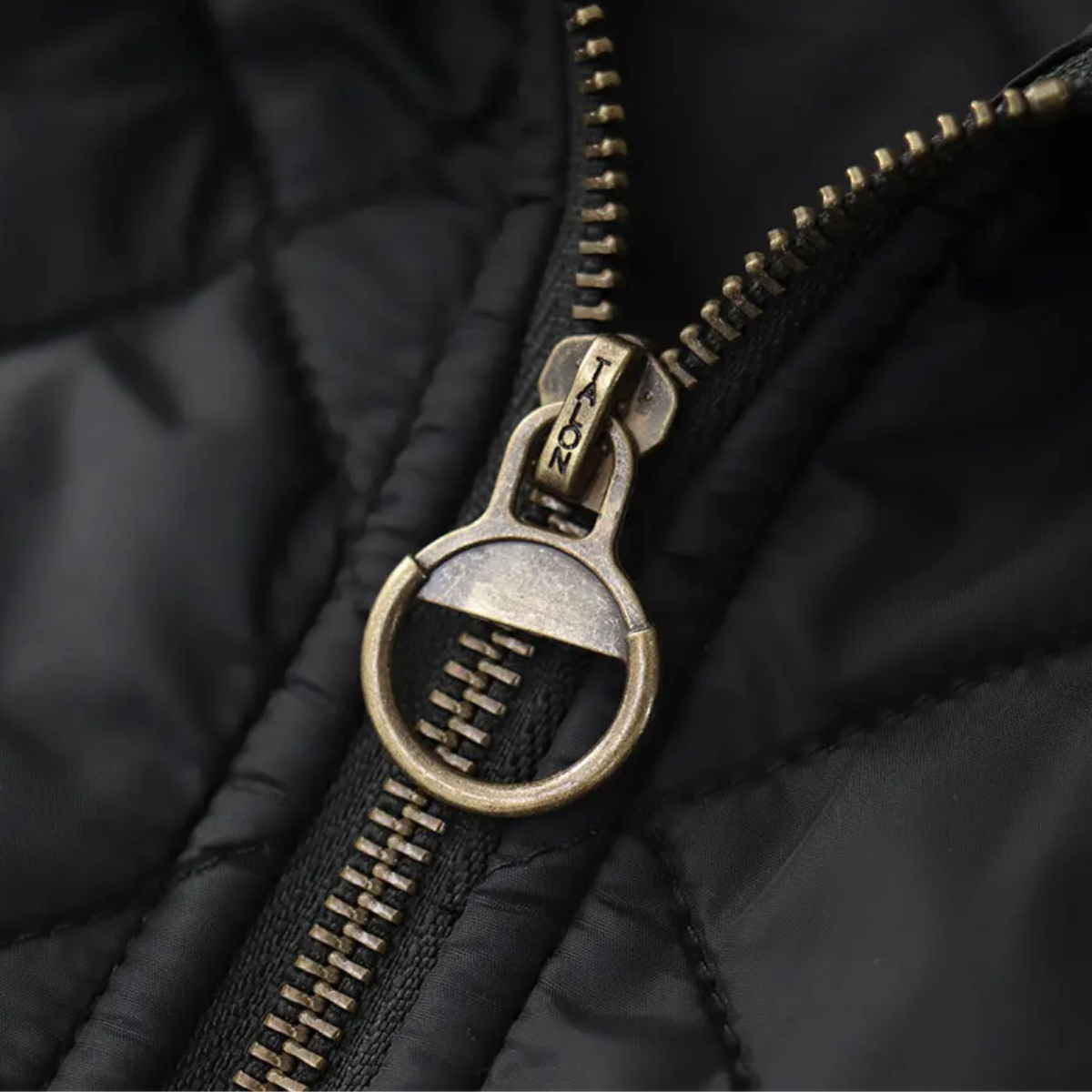 The Trouville Men’s Retro Quilted Winter  Bomber Jacket