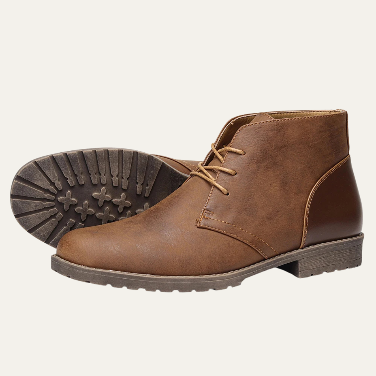 The Cerveteri Men’s Retro Leather Lace Up Ankle Boots