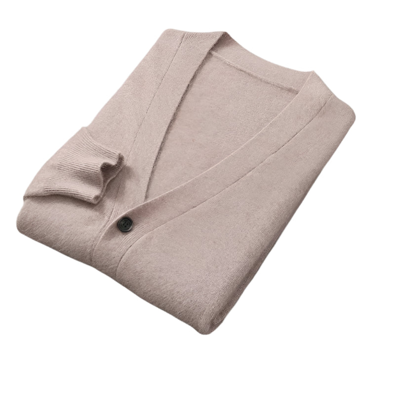 The Mayfair 100% Cashmere Cardigan-The British Gentlemen