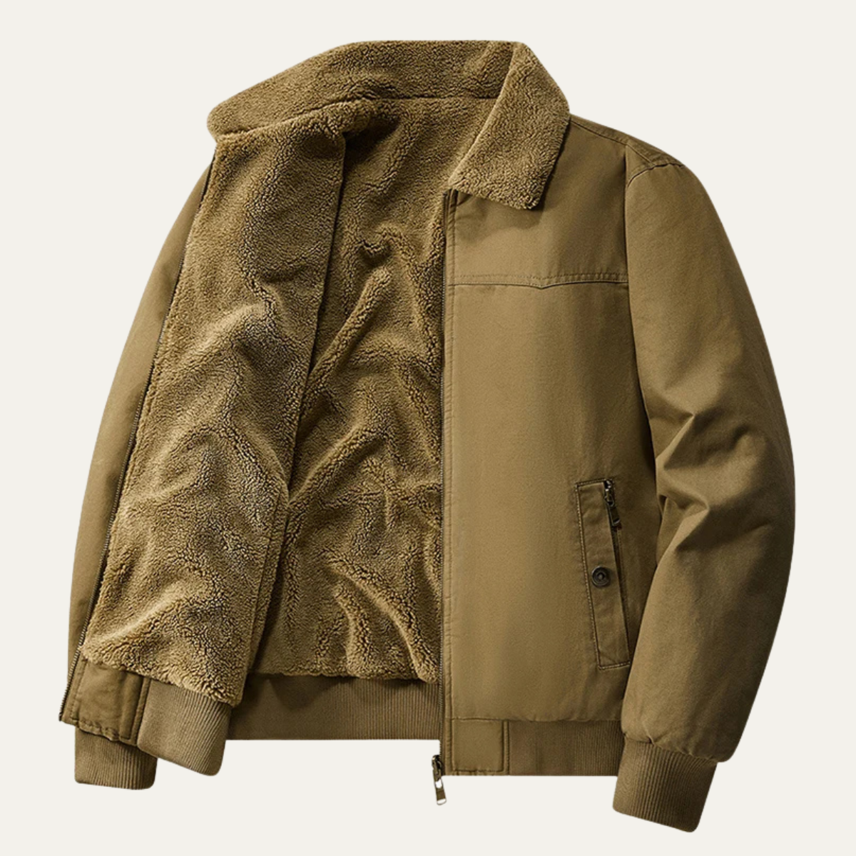 The Cardiff Men's Fleece Lined Reversible Bomber Jacket