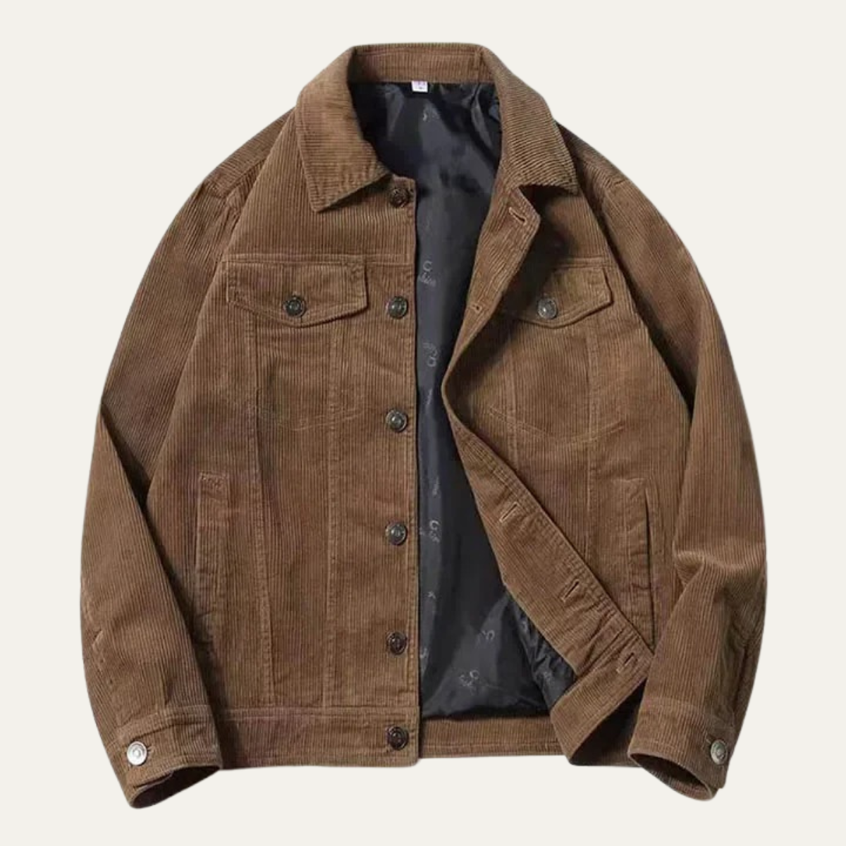 The Torino Men's Vintage Corduroy Button Up Jacket