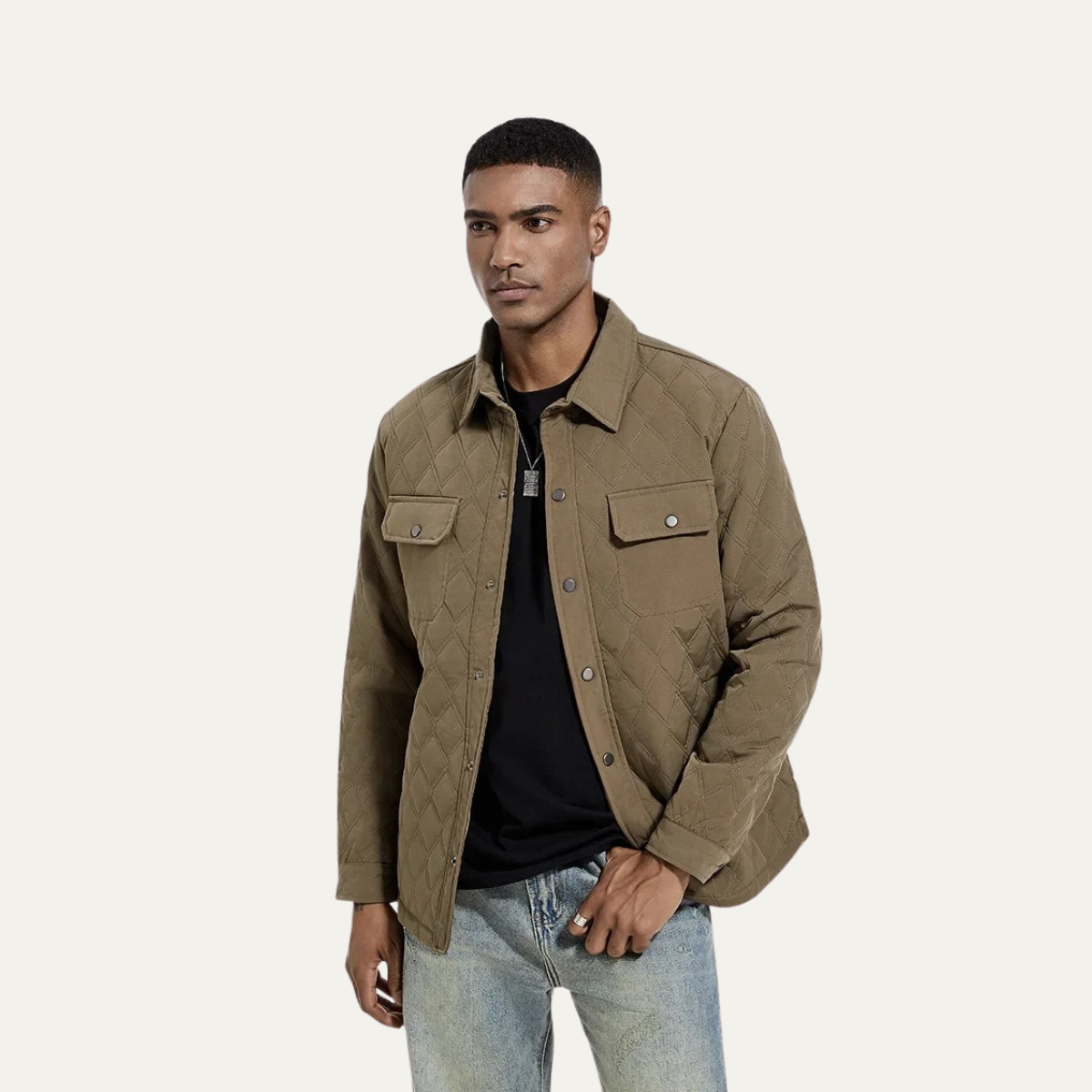 The St Davids Men's Casual Lightweight Quilted Jacket