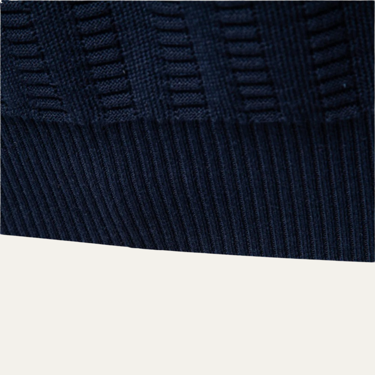 The Cotswold Men’s Half Zip Knit Winter Jumper