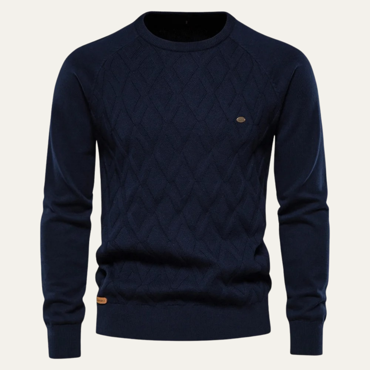 The Cannobio Men’s Classic Cable Knit Crew Neck Jumper