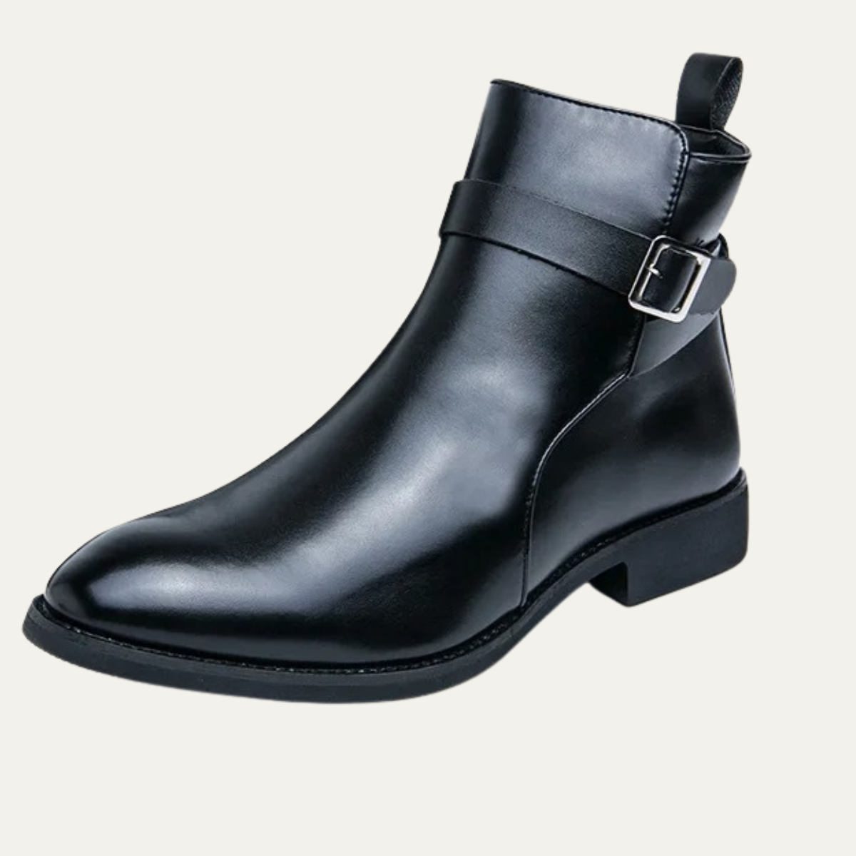 The Franciacorta Men’s Leather Ankle Boots with Side Zip &amp; Non Slip Sole
