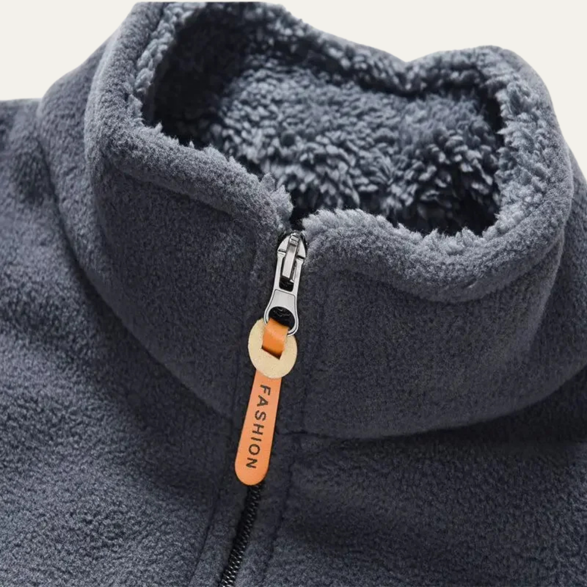 The Grosseto Men’s Winter Fleece Zip Up Stand Collar Jacket