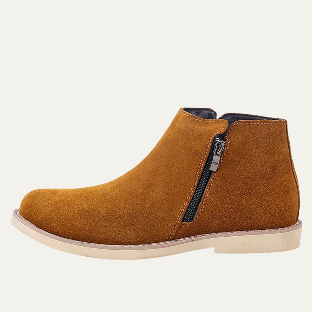The Saint Tropez Men’s Retro Suede Zip Ankle Chelsea Boots