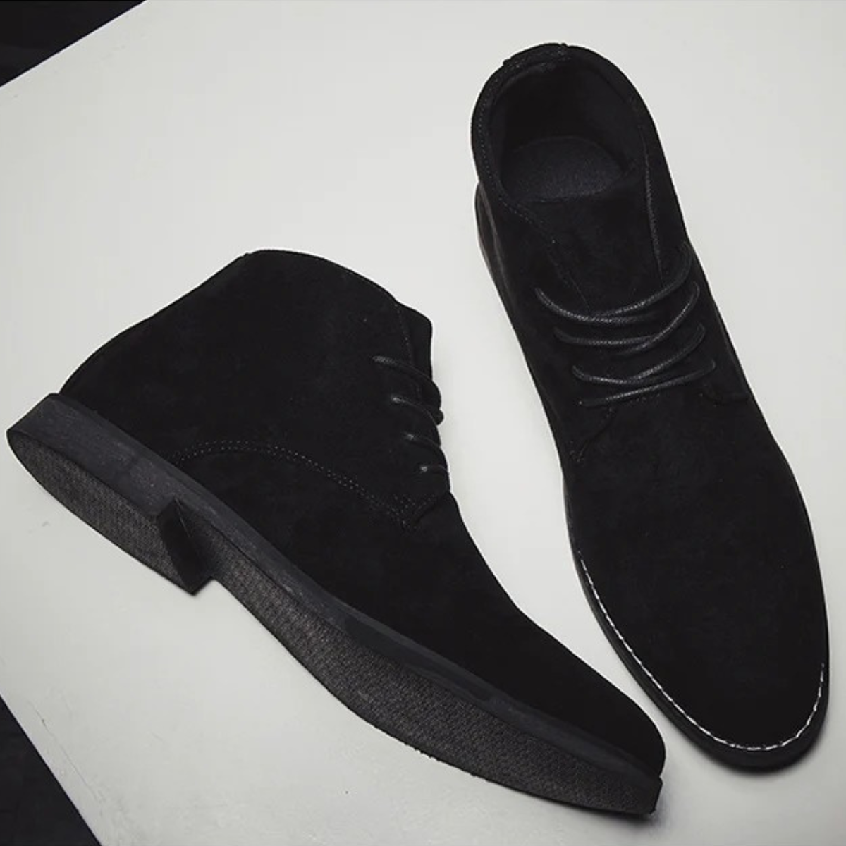 The Dockside Men’s Casual Suede Lace Up Ankle Boots