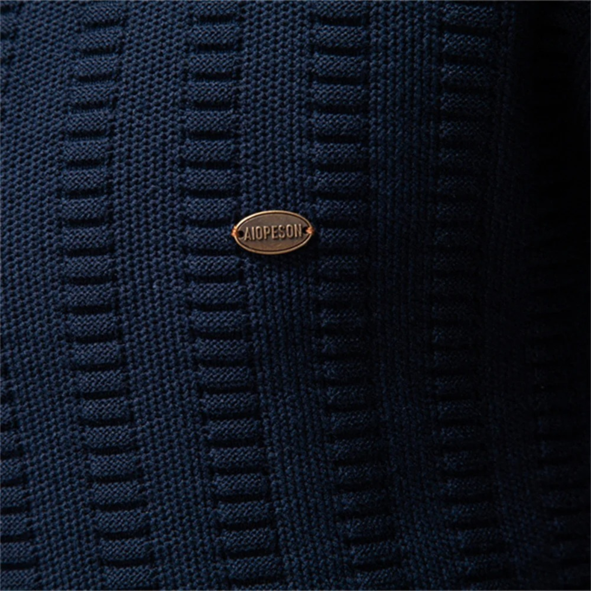 The Cotswold Men’s Half Zip Knit Winter Jumper