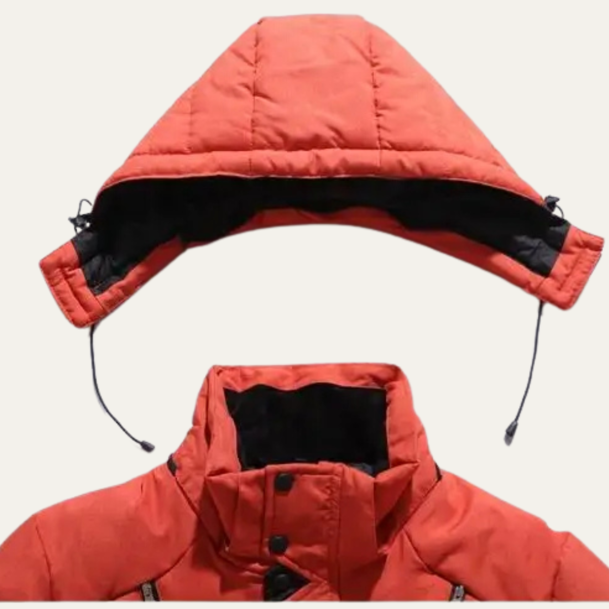 The Conwy Men’s Warm Hooded Puffer Outdoor Jacket