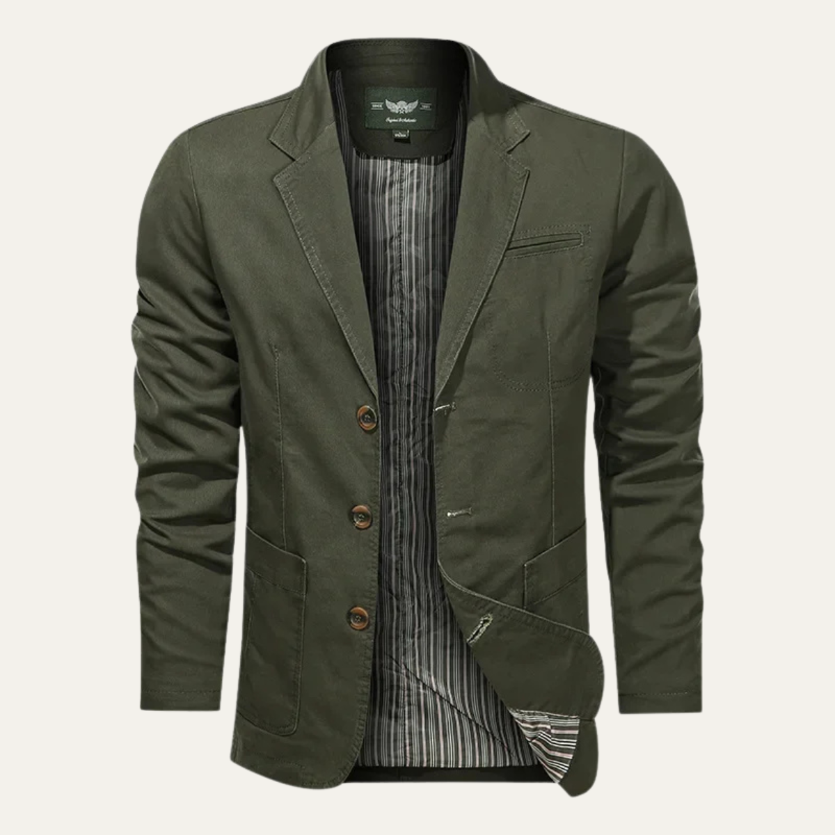 The Soverato Men’s Casual Lightweight Cotton Blazer Jacket
