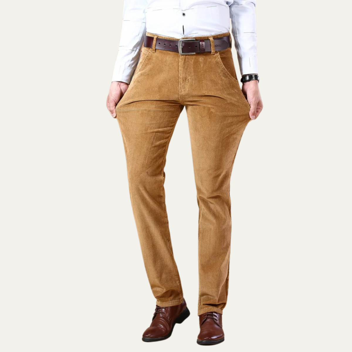 The Bristol Men’s Elegant Classic Corduroy Trousers