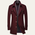 The Siena Men's Wool Blend Long Trench Coat with Lapel Collar