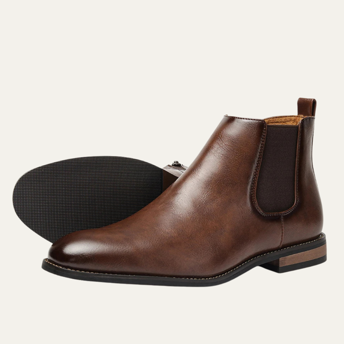 The Surrey Hills Men’s Leather Slip On Ankle Chelsea Boots