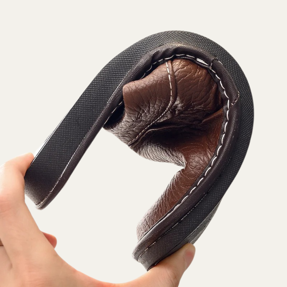 The Shaftesbury Men’s Soft Leather Indoor House Shoes