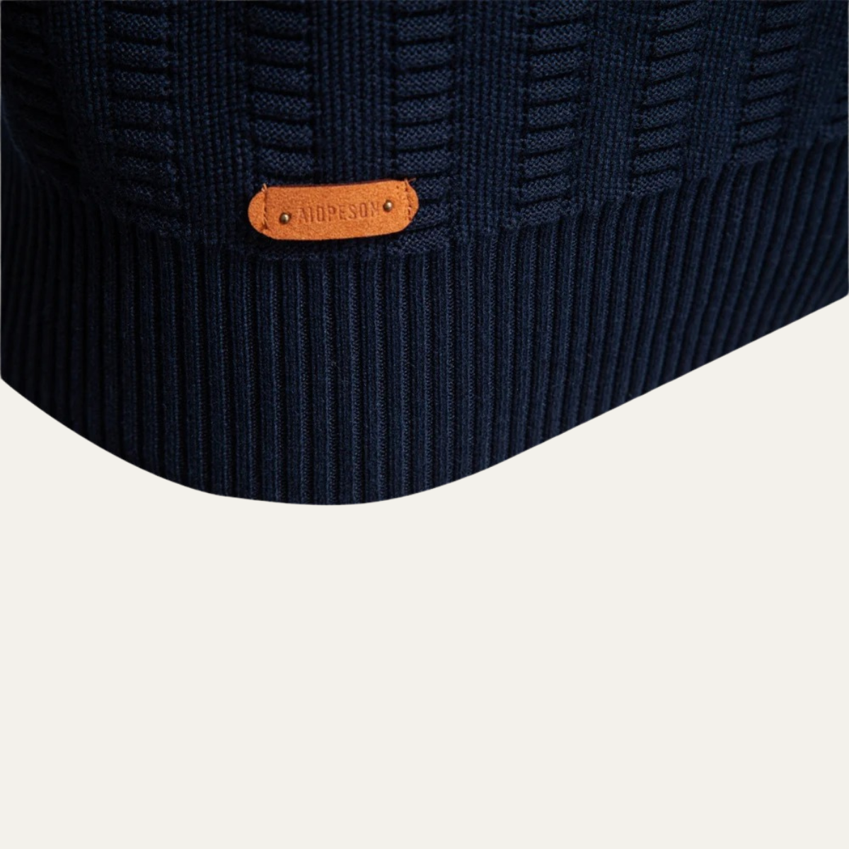 The Cotswold Men’s Half Zip Knit Winter Jumper