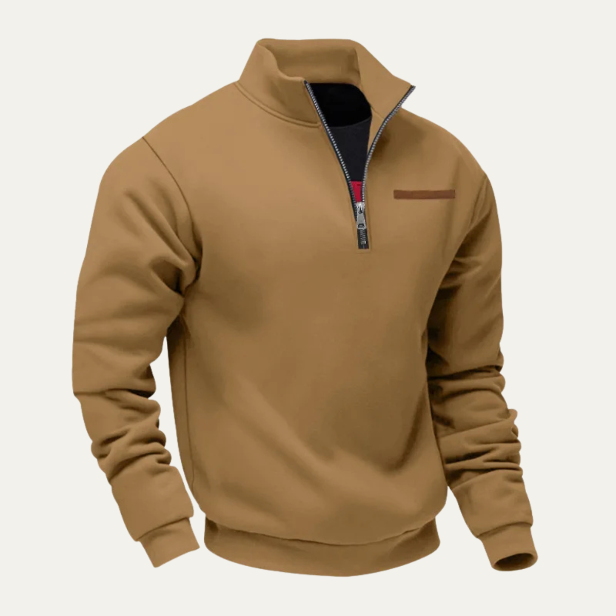 The Canterbury Men’s Quarter Zip Casual Stand Collar Jumper