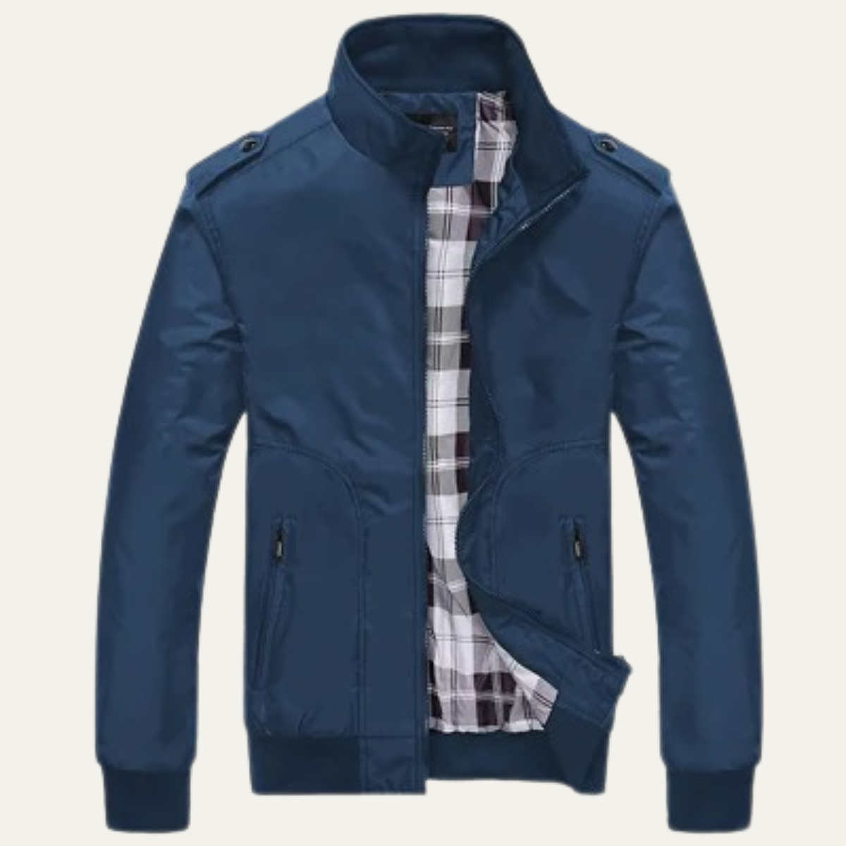 The  Firenze Men's Lightweight Stand Collar Bomber Jacket