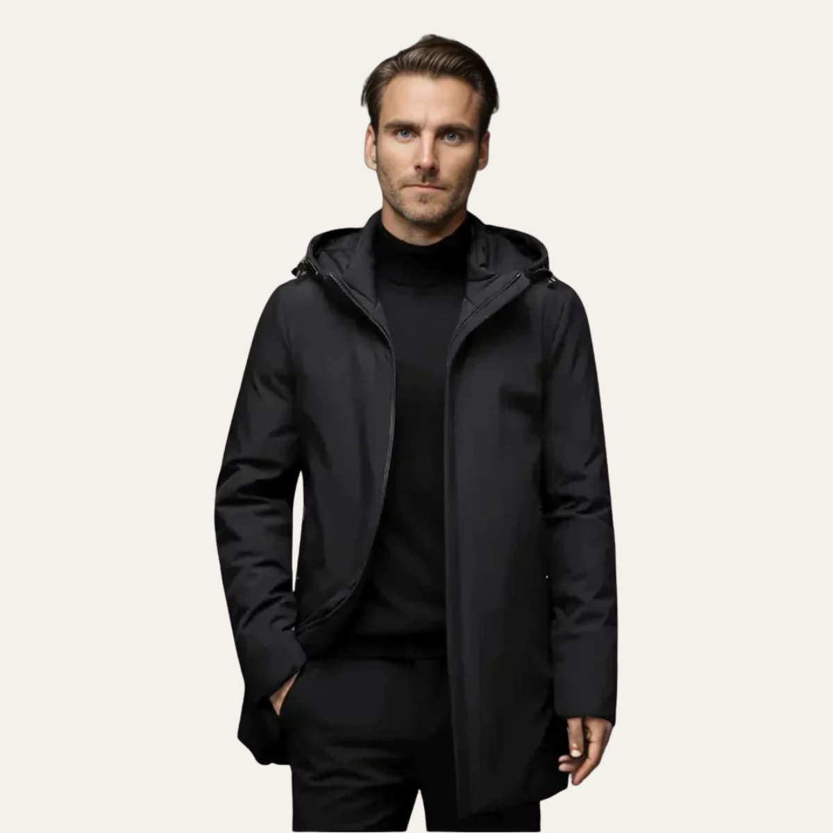 The Maybach Men’s Waterproof Winter Parka Coat Jacket with Hood