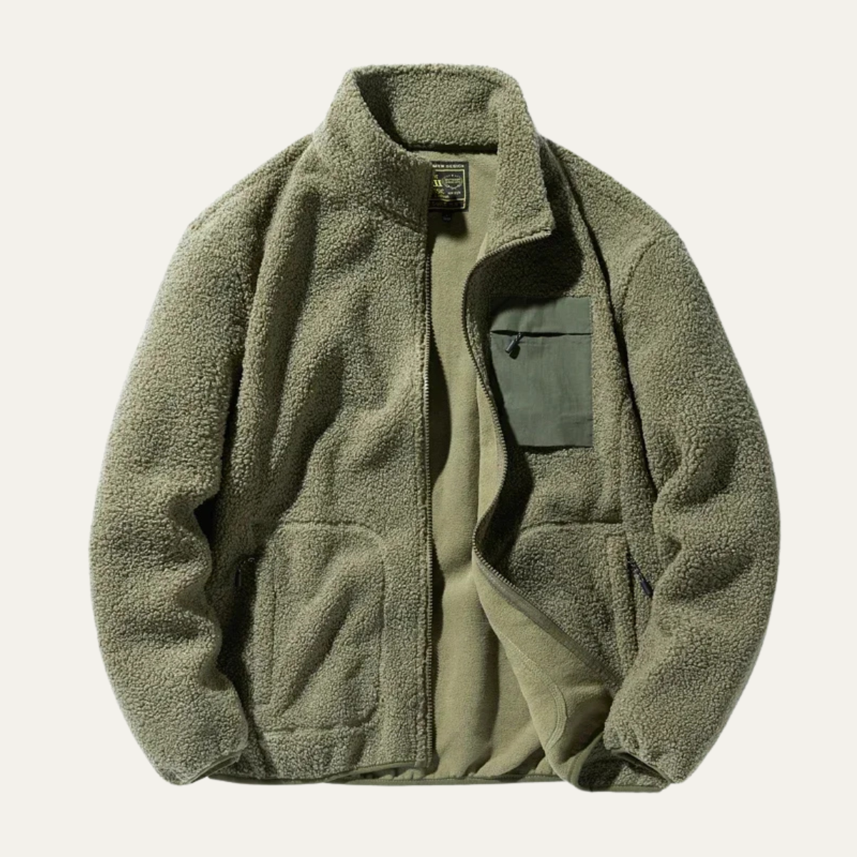 The Stresa Men’s Outdoor Warm Zip Up Fleece Jacket