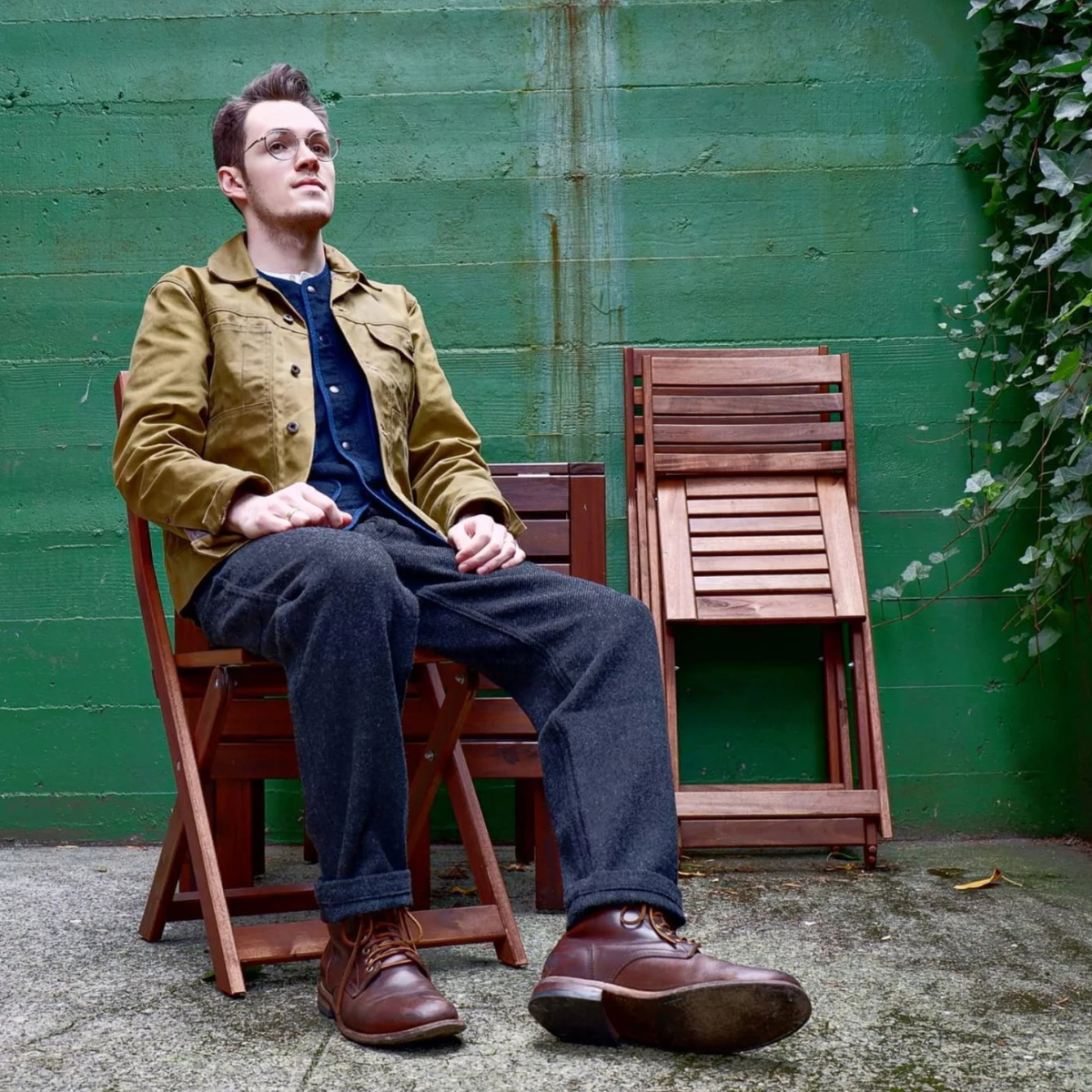 The Balmoral Men’s Retro Ranch Style Canvas Jacket