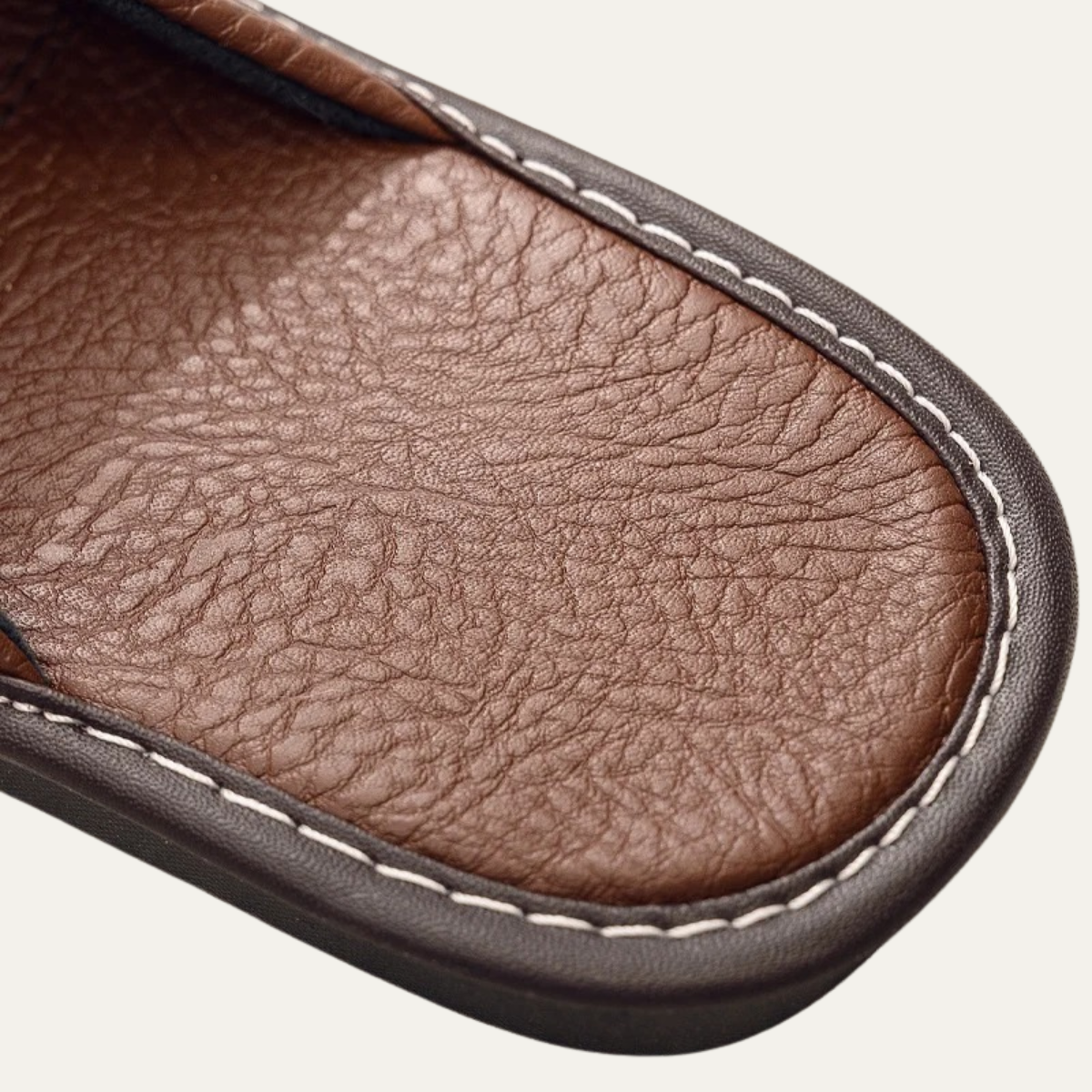 The Shaftesbury Men’s Soft Leather Indoor House Shoes