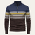 The Chatsworth Men's Quarter Zip Cotton Jumper – Fair Isle Knit