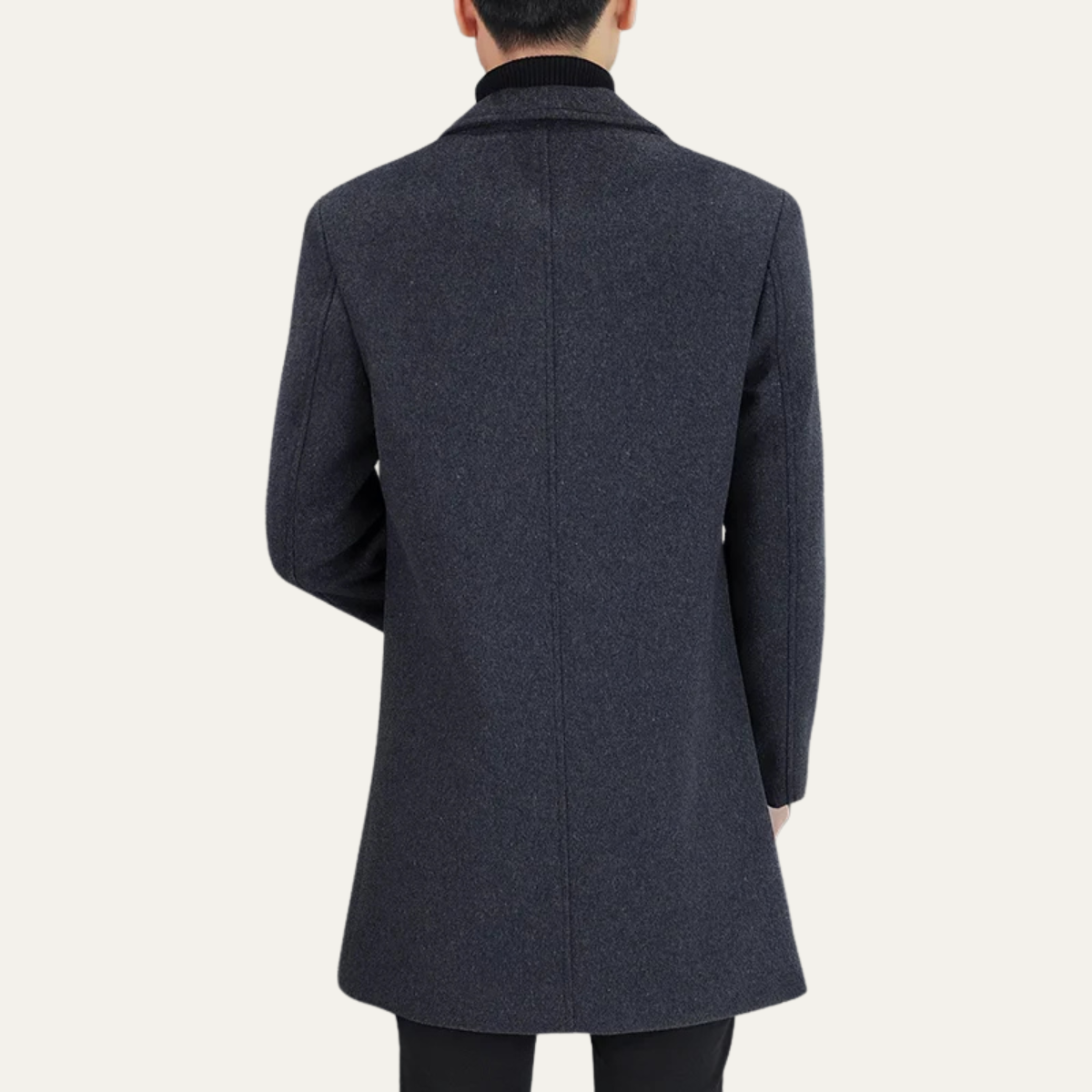 The Bournemouth Men's Wool Business Casual Long Jacket