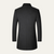 The Alderney Men's Elegant Warm Long Wool Blend Coat