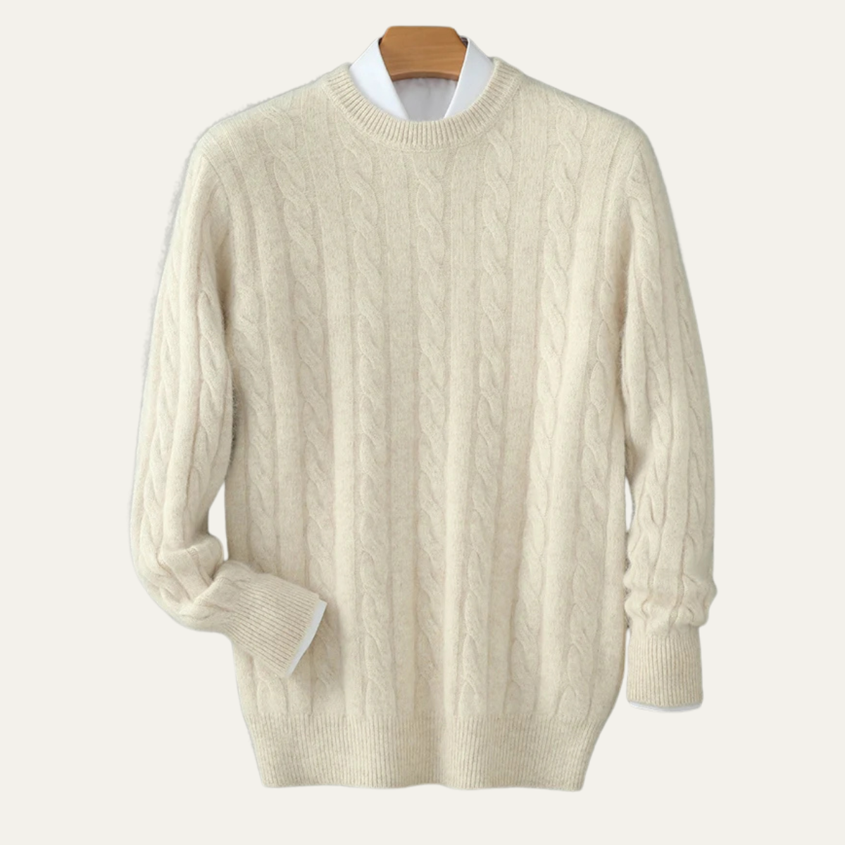 The Grosseto Men’s Soft Wool Blend O Neck Knitted Jumper