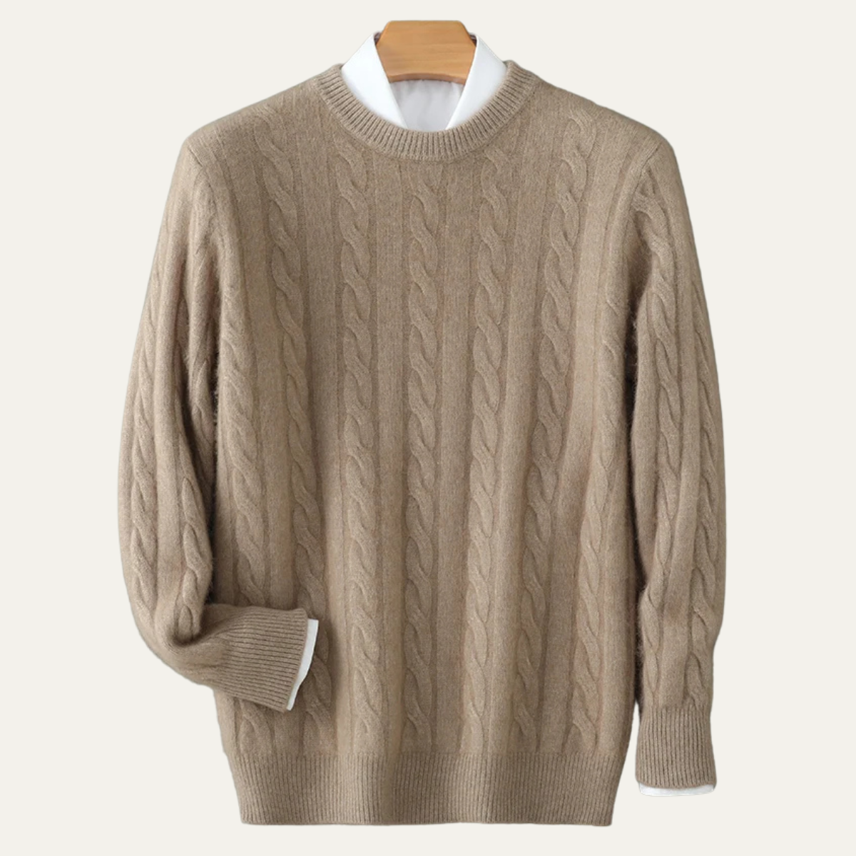 The Grosseto Men’s Soft Wool Blend O Neck Knitted Jumper