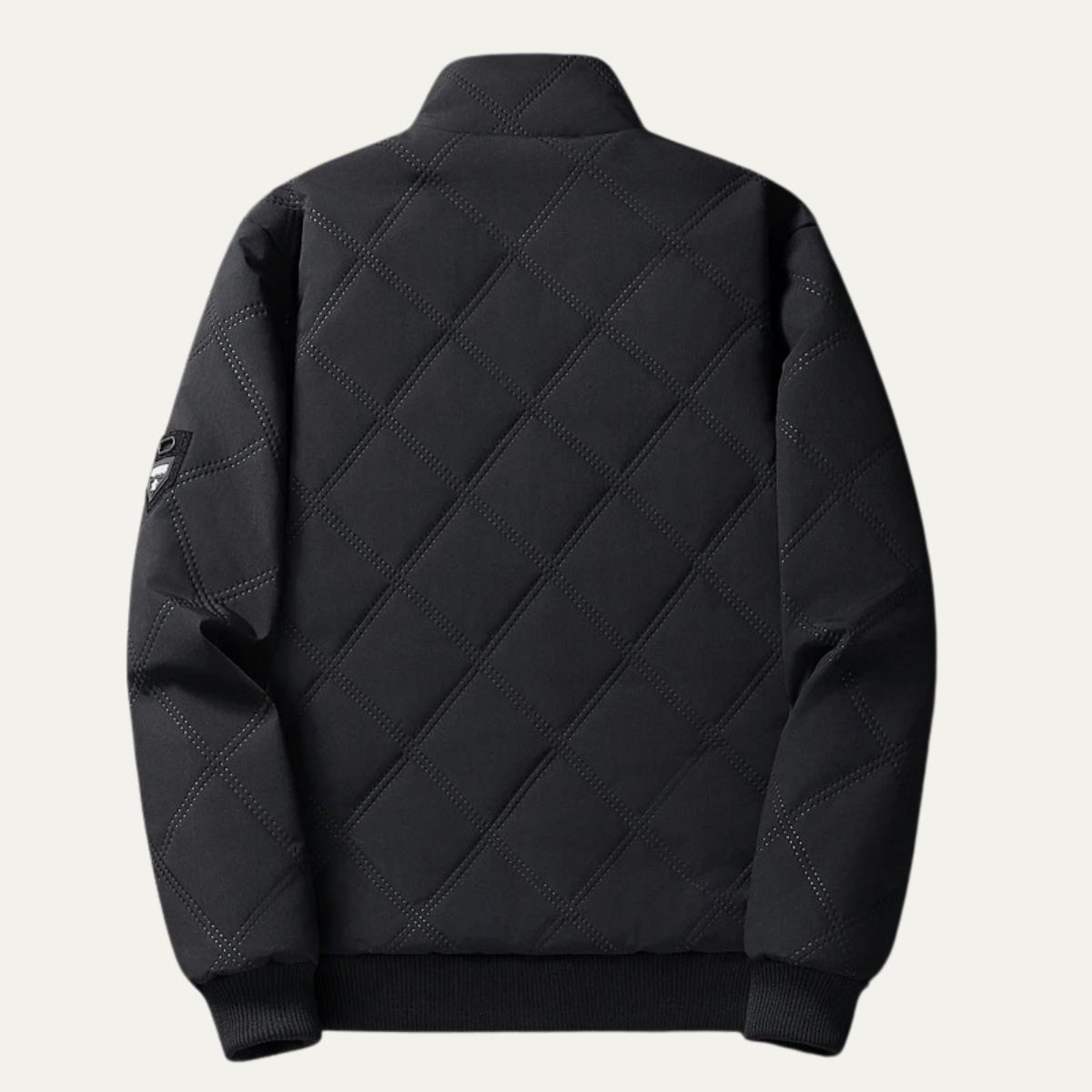 The Barbaresco Men’s Padded Zip Up  Winter Quilted Fleece Jacket