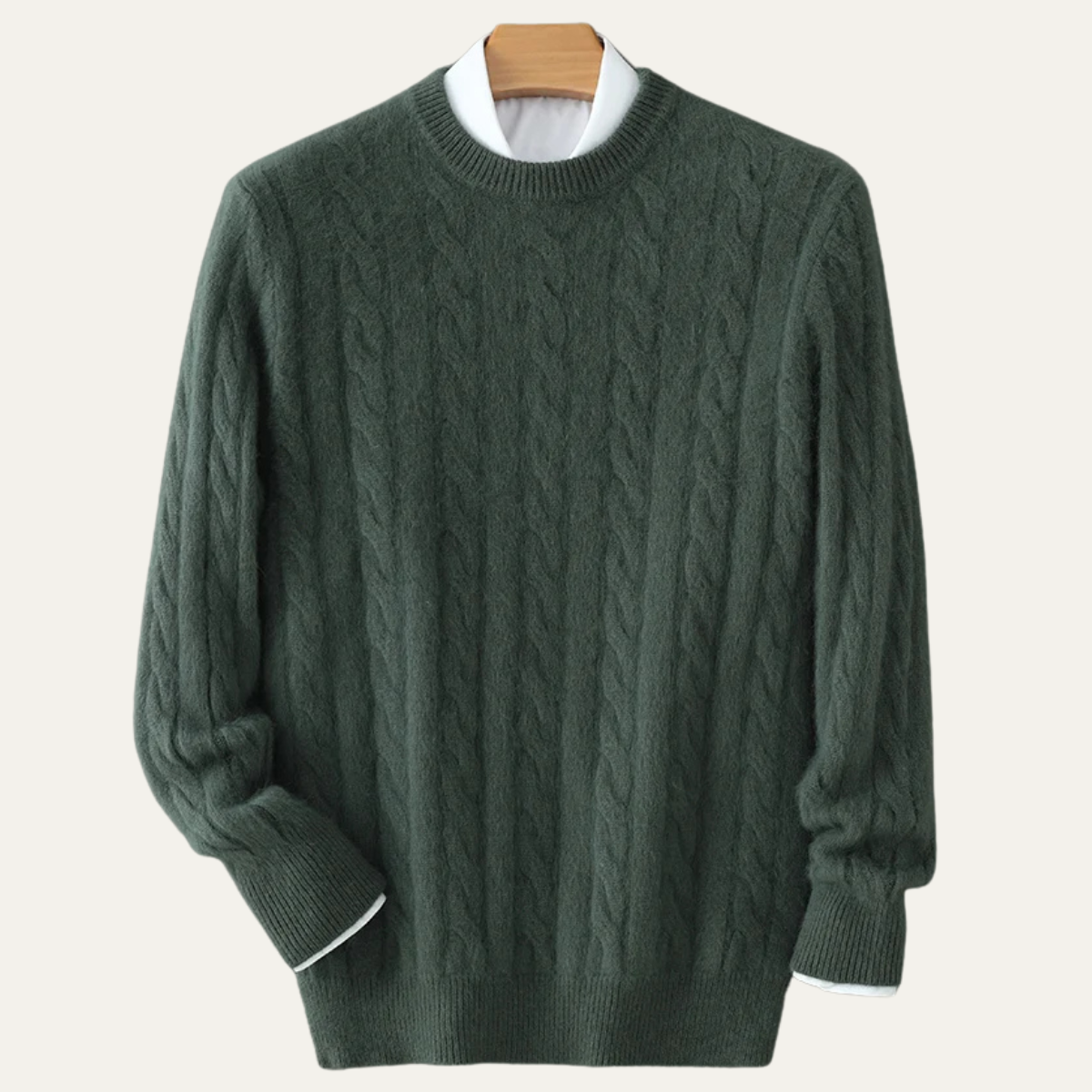 The Grosseto Men’s Soft Wool Blend O Neck Knitted Jumper