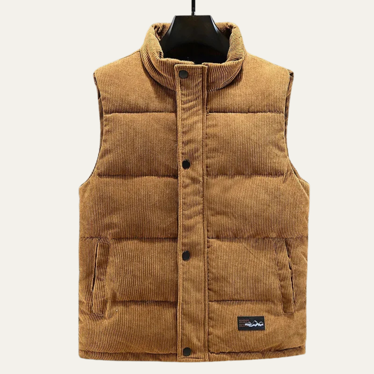 The Gubbio Men’s Corduroy Warm Puffer Gilet