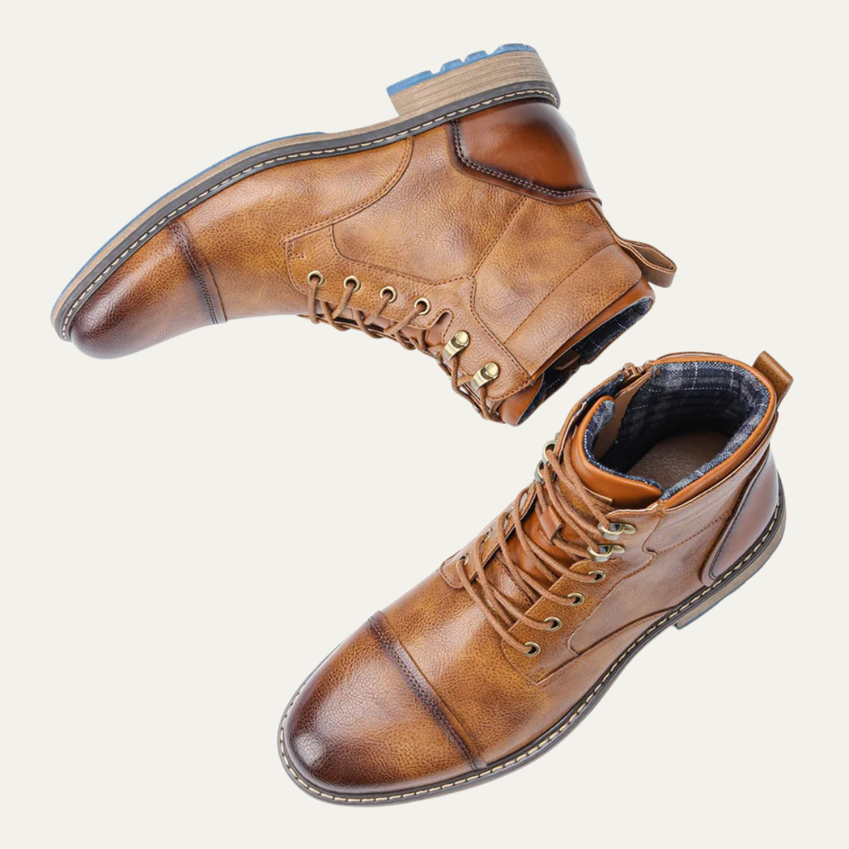 The Whitstable Men’s Casual Lace Up Leather Ankle Boots