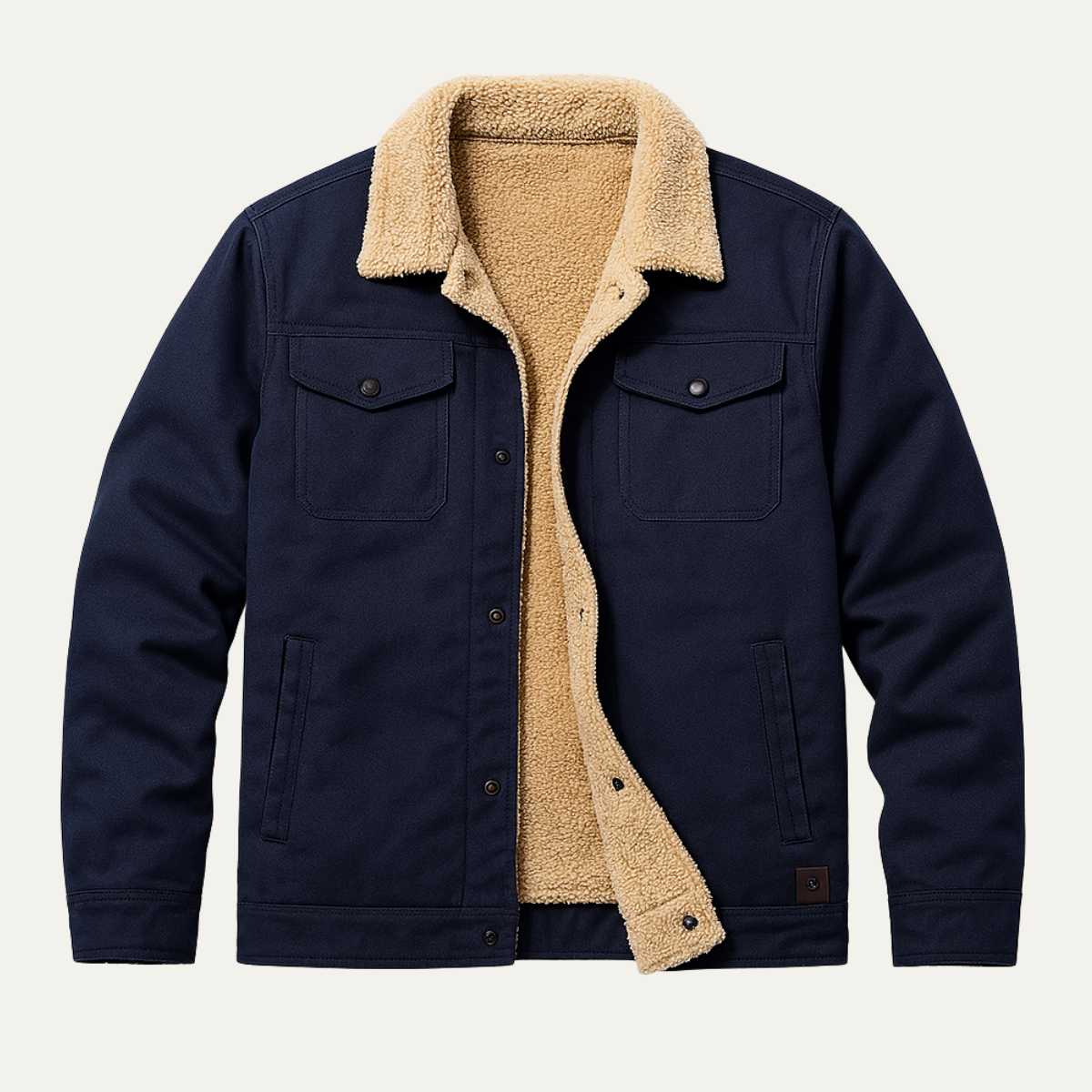 The Vancouver Men's Fleece Lined Outdoor Jacket - Modern & Warm