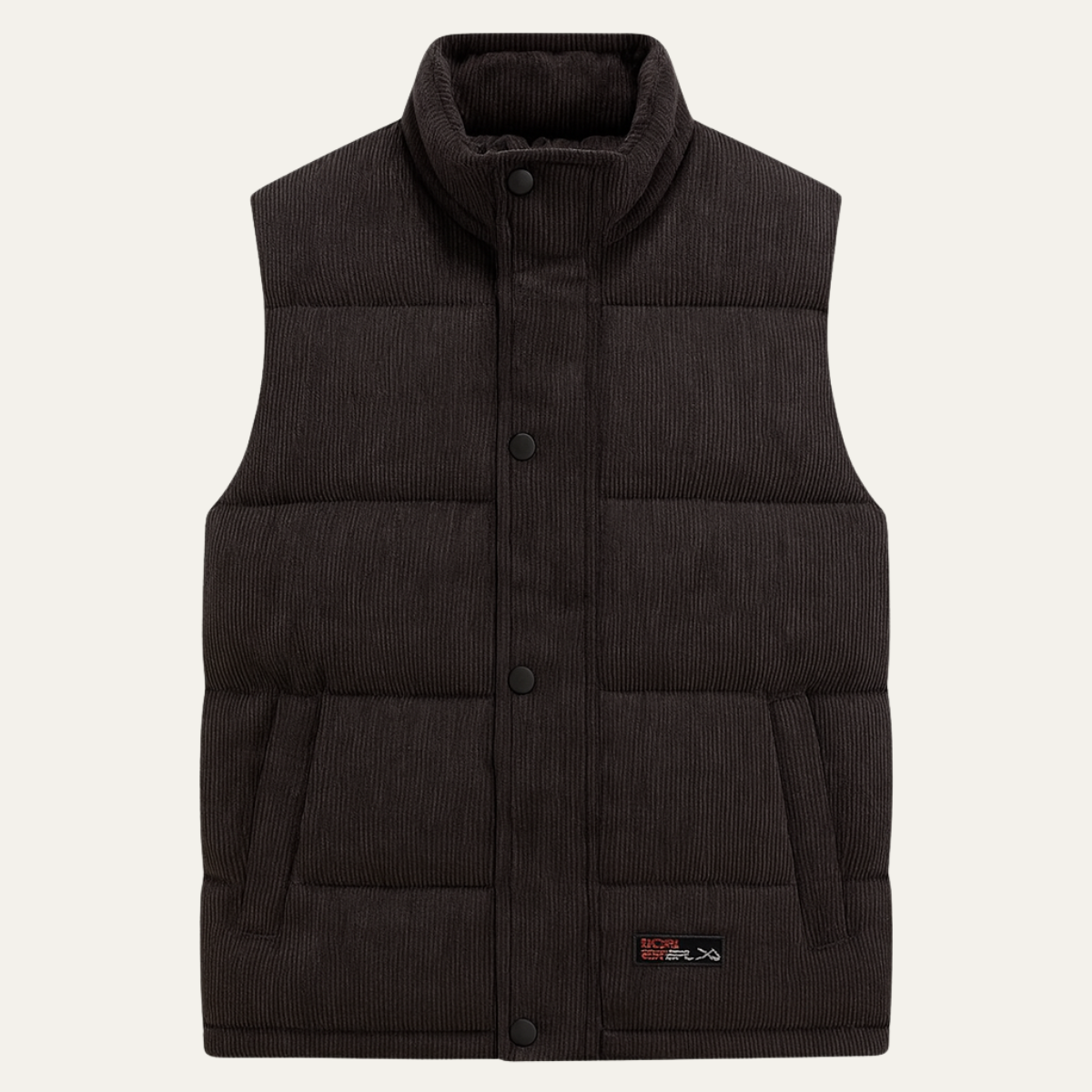 The Gubbio Men’s Corduroy Warm Puffer Gilet